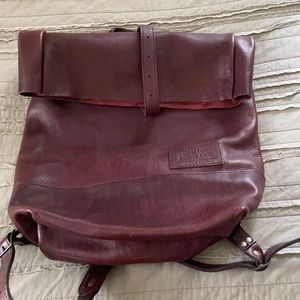 Portland Leather Goods Roll Top Backpack